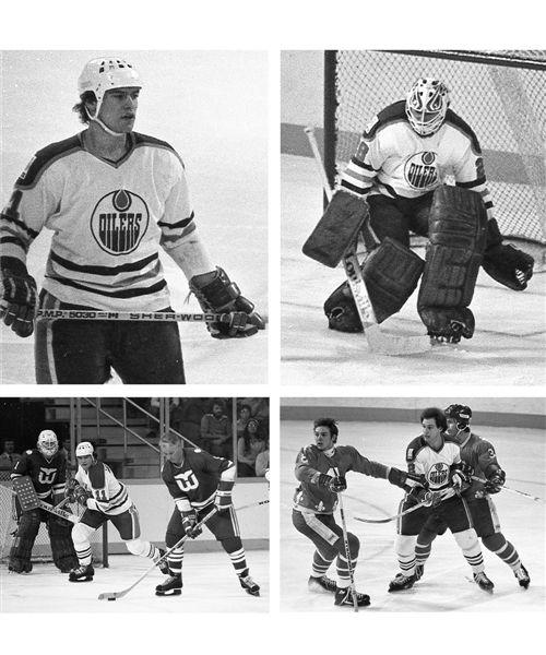 Edmonton Oilers 1979-80 B&W 35mm Negative Collection of 1439 Including 108 Images of Wayne Gretzky
