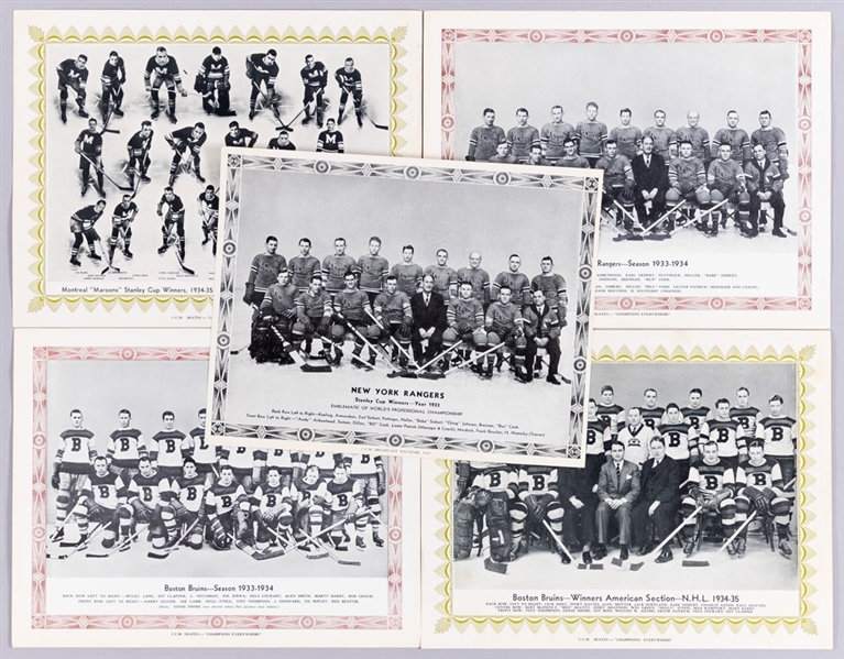 1930s CCM Hockey Photos (9), Early-1950s “La Patrie” Hockey Pictures and More!