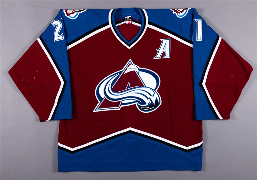 Lot Detail - Peter Forsberg's 2003-04 Colorado Avalanche Game-Worn