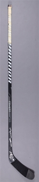 Henrik Zetterbergs 2012-13 Detroit Red Wings Signed Warrior Game-Used Playoffs Stick
