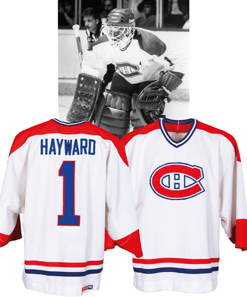 Brian Haywards Late-1980s Montreal Canadiens Game-Worn Jersey with LOA 