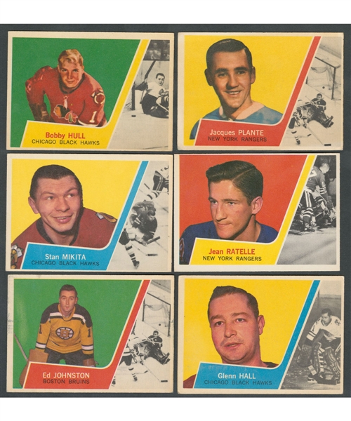 1963-64 Topps Hockey Complete 66-Card Set