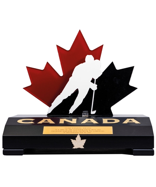 Rod Seiling’s 1972 Canada-Russia Series “Team Canada Award” from His Personal Collection with His Signed LOA