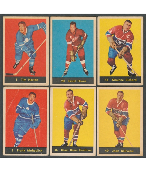 1960-61 Parkhurst Hockey Cards Near Set (56/61)