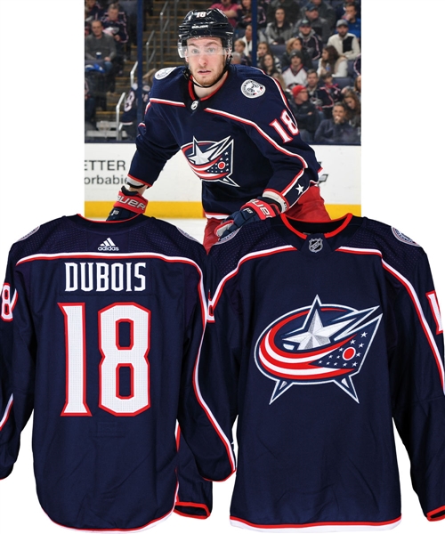 Pierre-Luc Dubois’ 2019-20 Columbus Blue Jackets Game-Worn Jersey with Team LOA