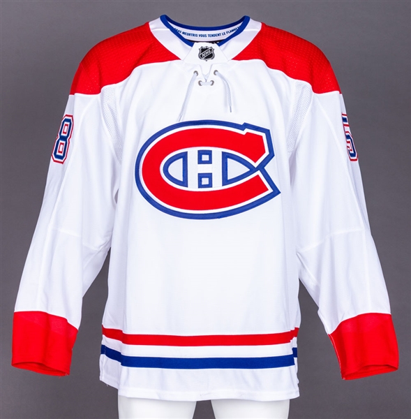 Noah Juulsen’s 2018-19 Montreal Canadiens Game-Worn Pre-Season Jersey with Team LOA – Photo-Matched!