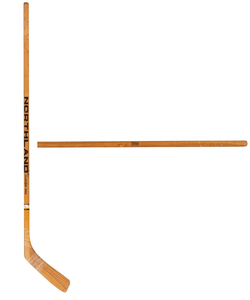 Bobby Orrs Early-to-Mid-1970s Boston Bruins Northland Game-Issued Stick