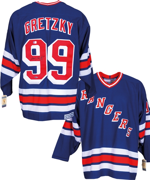 Wayne Gretzky Signed New York Rangers Jersey with UDA COA