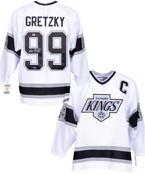 Wayne Gretzky Signed Los Angeles Kings Captains Jersey with UDA COA
