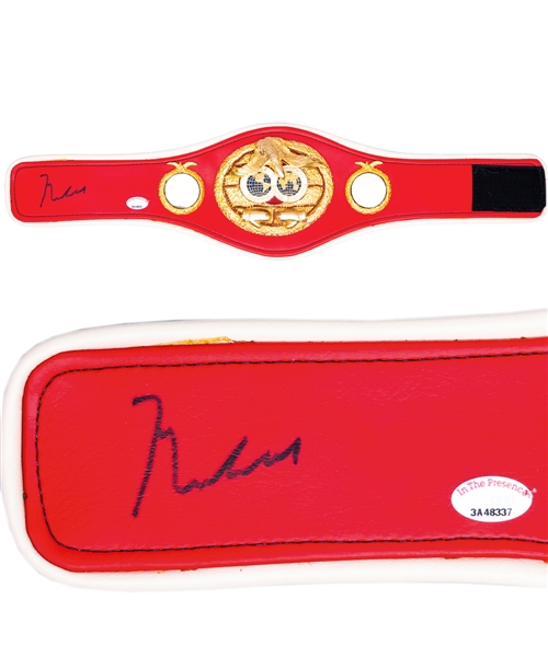 Muhammad Ali Signed IBF Replica Championship Belt - PSA/DNA Certified