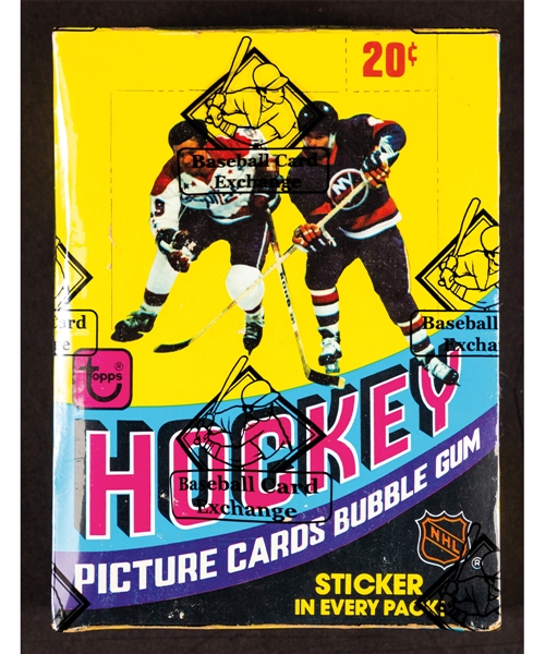 1978-79 Topps Hockey Wax Box (36 Unopened Packs) - BBCE Certified