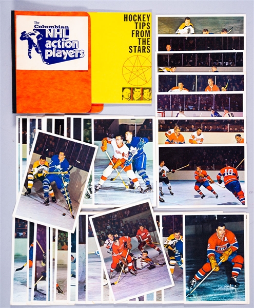 1963-64 Toronto Star "Stars In Action" Hockey Photos Complete Set of 42 with Booklet Plus 1971-72 Toronto Sun Hockey Photo Collection of 625+