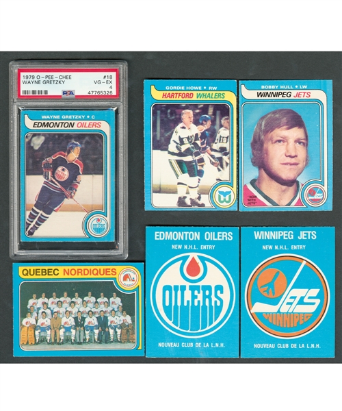 1979-80 O-Pee-Chee Hockey Complete 396-Card Set with PSA 4 Wayne Gretzky RC