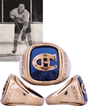Jacques Laperrieres 1959-60 Junior Canadiens Gold Team Ring from His Personal Collection with LOA