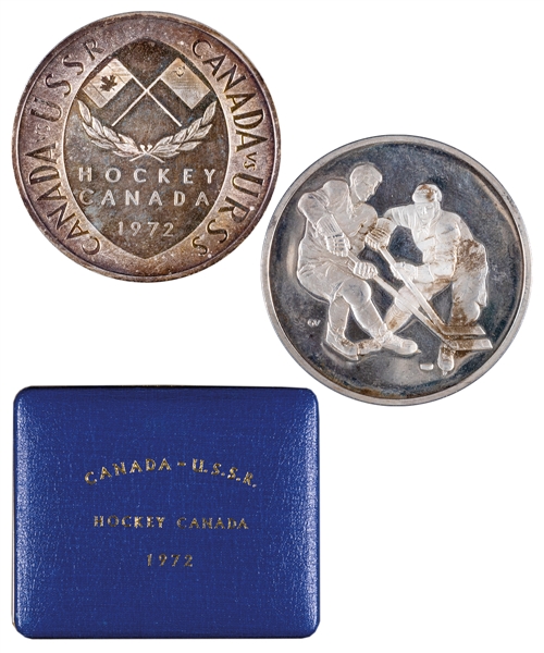 1972 Canada-Russia Series Commemorative Silver Coin in Original Case