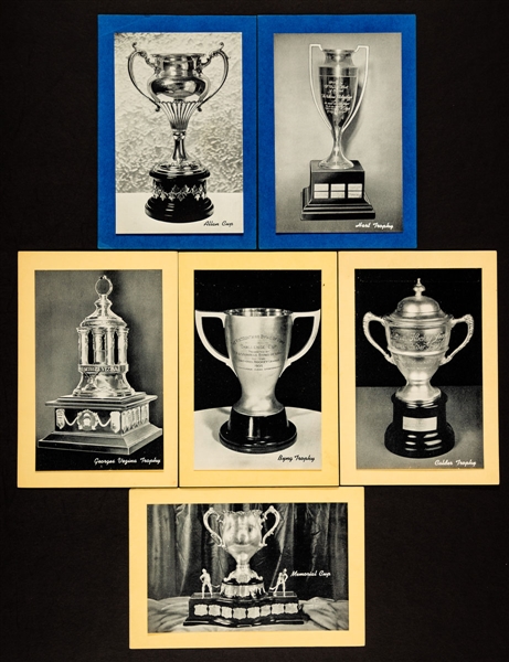 Bee Hive Group 1 (1934-43) Hockey Photo Collection of 70 Including 6 Trophies (Dated on Backs)