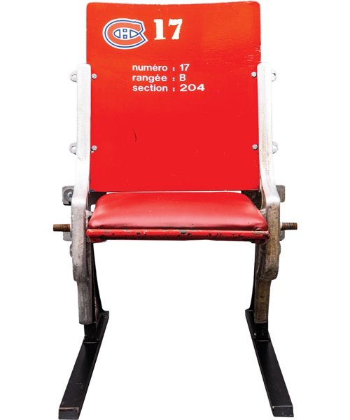 Montreal Forum Red Single Seat