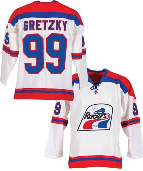 Wayne Gretzky Signed Indianapolis Racers Limited-Edition Home Jersey #130/250 with UDA COA