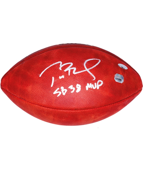 Tom Brady Signed 2004 Super Bowl XXXVIII Football - TriStar Authenticated