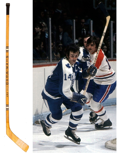 Dave Keons 1973-74 Toronto Maple Leafs Sher-Wood Game-Used Stick