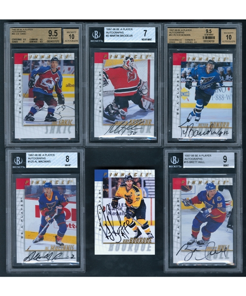 1997-98 Pinnacle Hockey BAP Autograph Complete Set (248) Including All Short Prints and Beckett-Graded Short Prints/Stars (5)
