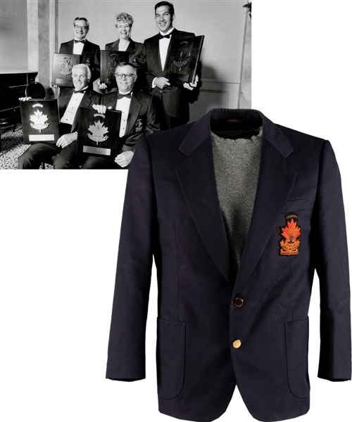 Henri Richards Canadas Sports Hall of Fame Honoured Member Blazer Jacket from His Personal Collection with Family LOA