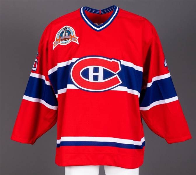 Montreal Canadiens 1992-93 Game-Issued Jersey Obtained from Team with LOA - 1993 Stanley Cup Finals Patch! 