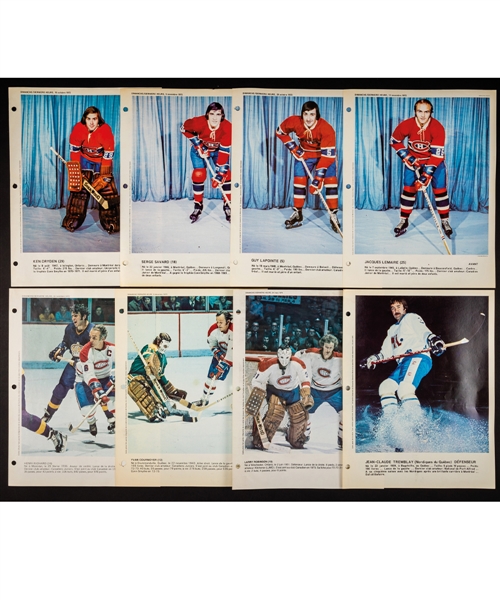 Dimanche Derniere Heure 1972-83 Premium Sport Photos/Pictures Near Complete Sets for Hockey (201/203) and Baseball (156/165) Plus Other Sports Photos (121)