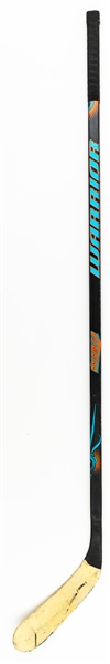 Ilya Kovalchuks Mid-to-Late-2000s Atlanta Thrashers Warrior Dolomite Graphite Game-Used Stick from the Personal Collection of an Important Hockey Executive with His Signed LOA