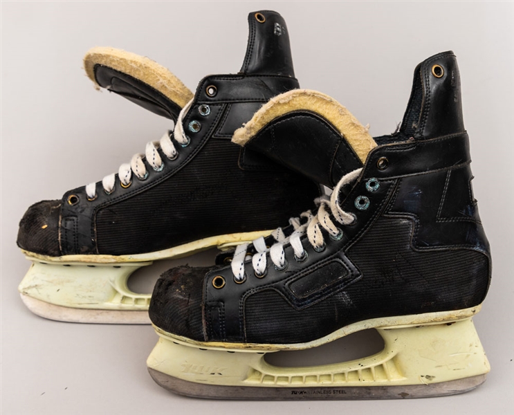Stephane Richers 1990-91 Montreal Canadiens Bauer Game-Used Skates