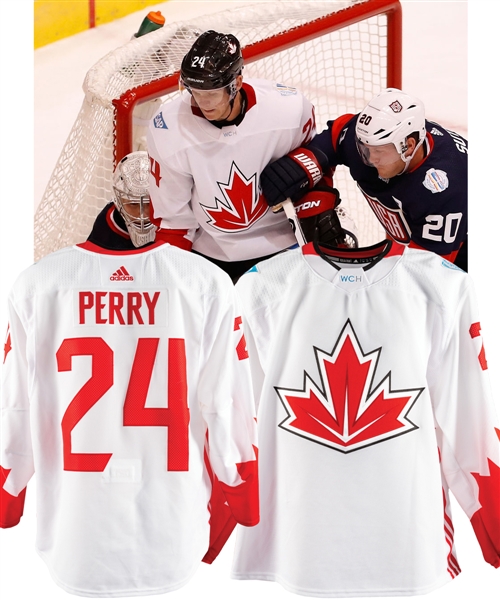 Corey Perrys 2016 World Cup of Hockey Team Canada Game-Worn Jersey - Fanatics Authenticated! 