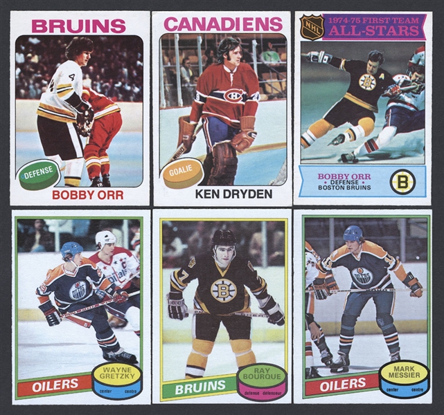 1975-76 and 1980-81 O-Pee-Chee Hockey Complete Sets