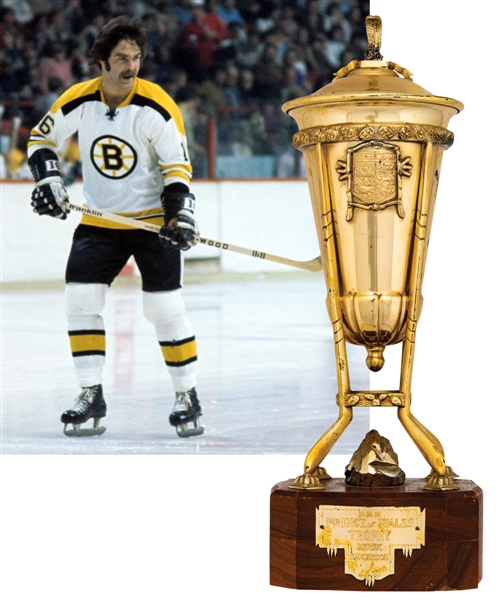 Derek Sandersons 1970-71 Boston Bruins Prince of Wales Championship Trophy from His Personal Collection with His Signed LOA (13”) 