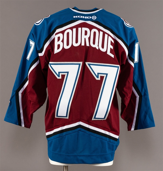 Raymond Bourque Colorado Avalanche Replica Jersey and Game Model Stick with LOA
