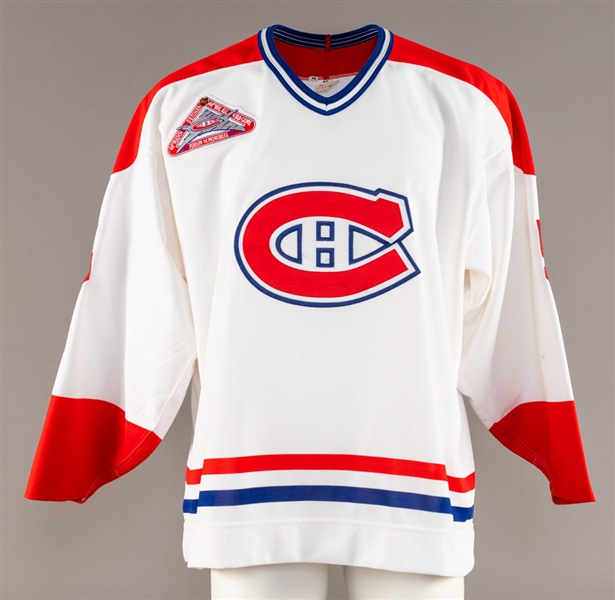 Montreal Canadiens 1992-93 Game-Issued #5 Jersey Obtained from Team with LOA - All-Star Game Patch! 