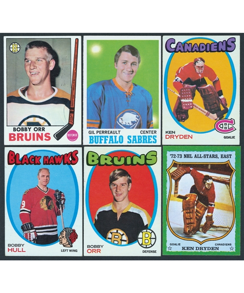 1969-70, 1970-71, 1971-72 and 1973-74 Topps Hockey Complete Sets (4)