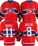 Montreal Canadiens HOFers/Stars Single-Signed/Team-Signed Jerseys (12) from George Springates Collection with Family LOA
