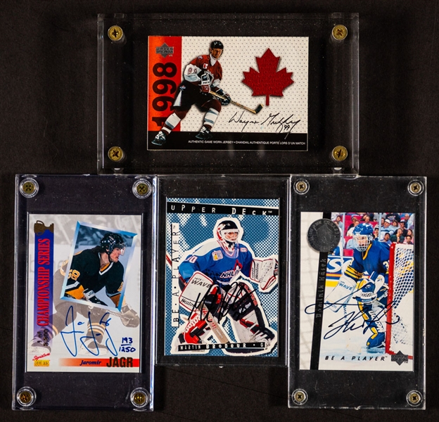 1990s and 2000s Hockey Card Collection including Numerous McDonald’s Sets, Various Brands Inserts Sets and Signed Cards/Jersey Cards