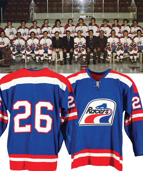 Mid-to-Late-1970s WHA Indianapolis Racers Game-Worn Jersey