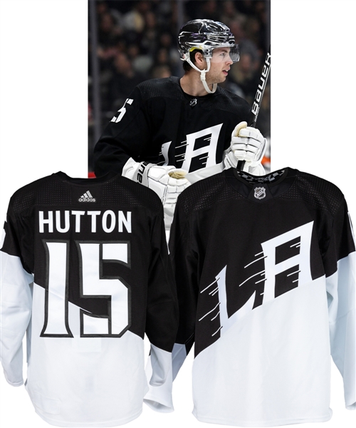 Ben Hutton’s 2019-20 Los Angeles Kings Game-Worn “Stadium Style” Jersey with Team COA 