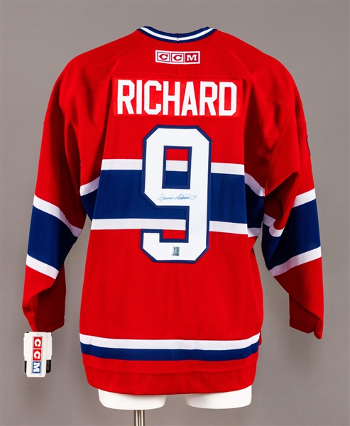 Maurice "Rocket" Richard Signed Montreal Canadiens Captains Jersey