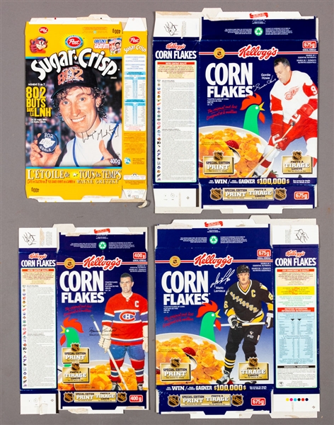 1980s/90s Hockey, Baseball and Misc Sports Cereal Box Collection of 180+ Featuring Gretzky, Richard, Rose, Jordan and Others 