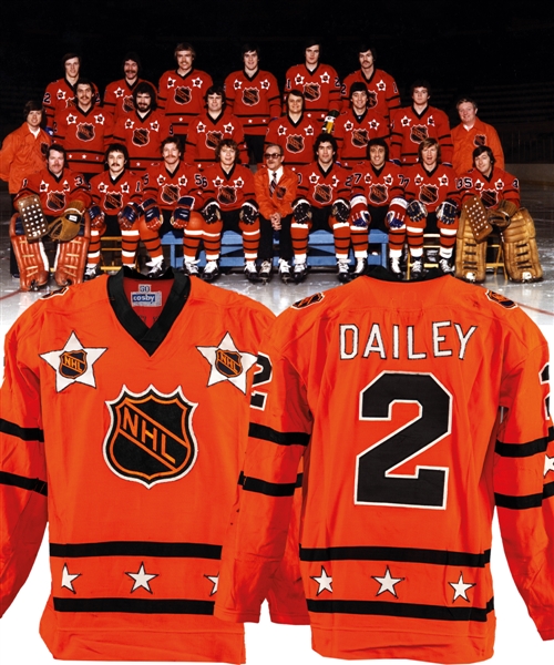 Bob Daileys 1978 NHL All-Star Game Campbell Conference Game-Worn Jersey