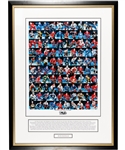 Jean Ratelles "100 Greatest NHL Players" Limited-Edition Framed Display AP 54/100 with His Signed LOA (32” x 43 ½”)