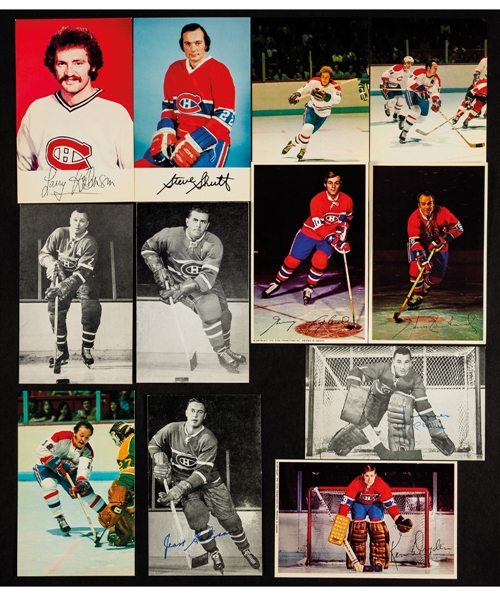 Massive Montreal Canadiens 1958-59 to 1983-84 Postcard Collection of 950+