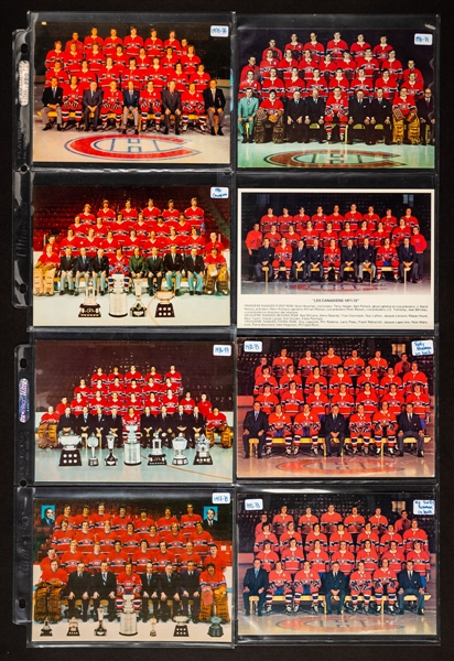 Montreal Canadiens 1970 to 2015 Team Photo Postcard Collection of 55+ (Complete Set)