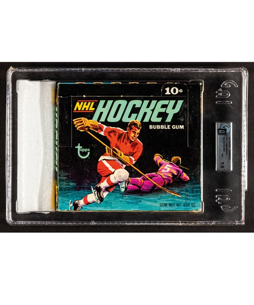 1970-71 Topps Hockey Wax Box (24 Unopened Packs) - GAI Certified NM+ 7.5
