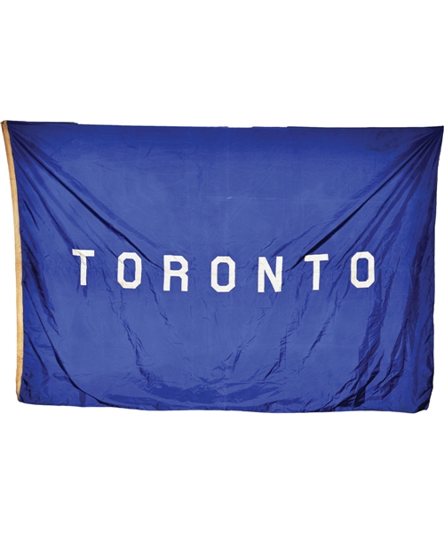 Vintage Toronto Maple Leafs Original Outdoor Banner from Detroit Olympia (7 x 11)