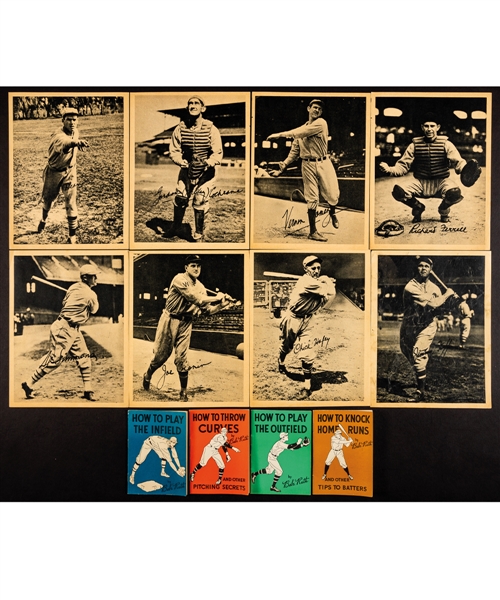 1934 V94 O-Pee-Chee / Canadian Butterfinger Baseball Picture Collection of 28 Plus 1935 Babe Ruth Quaker Oats Booklets (4)
