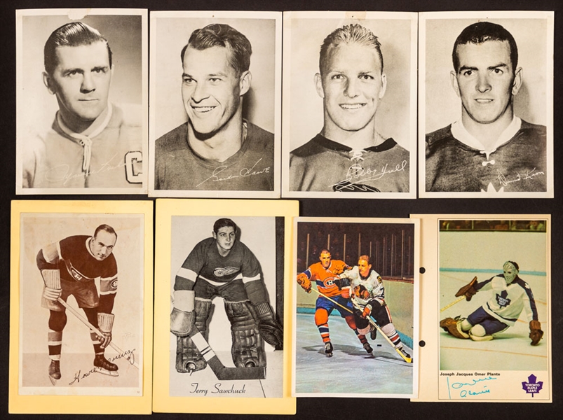 Vintage Hockey Premium Collection Including 1945-64 Bee Hive Group 2 Photos, 1962-64 Wonder Sports Club Hockey Photos, 1963-64 Toronto Star Photos, 1971-72 Toronto Sun Hockey Photos and Others
